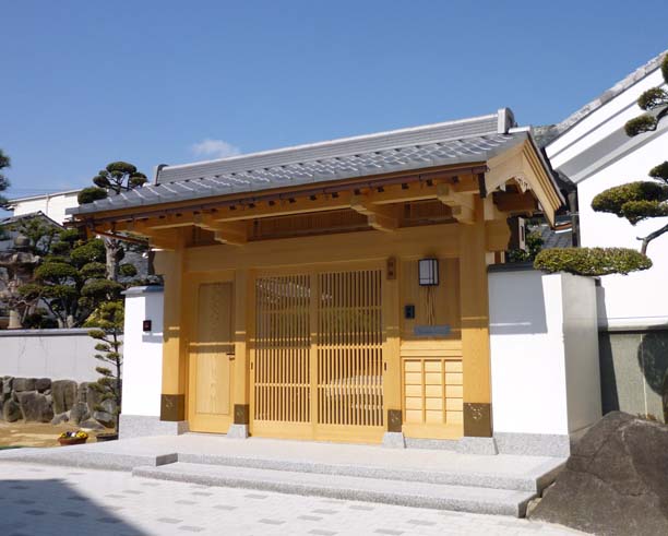 K様邸正門 新築工事